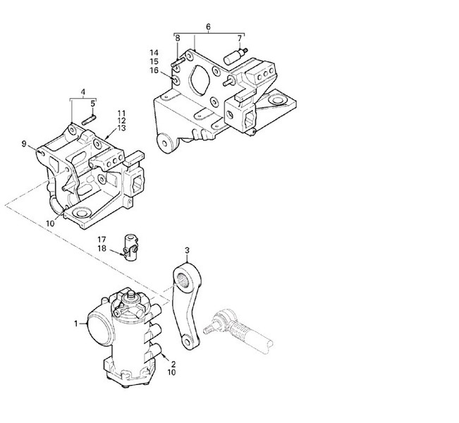 Кронштейн DAF 65 2005 г.  Киев