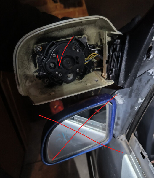 Зеркало электрическое левое Hyundai Sonata 2  1991 2.0 Бензин 