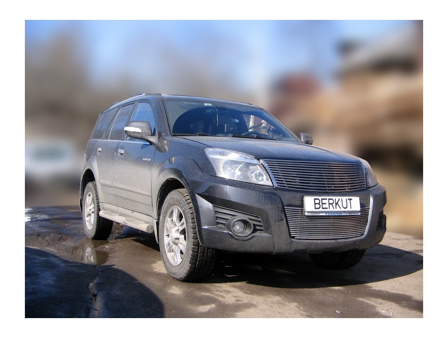 Решетка радиатора черная тюнинг Great Wall Hover  2007 2.4 Бензин 