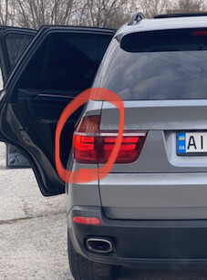 Задняя фара левая х5е70 BMW X5 E70  2007 4.8 Бензин Ракитное