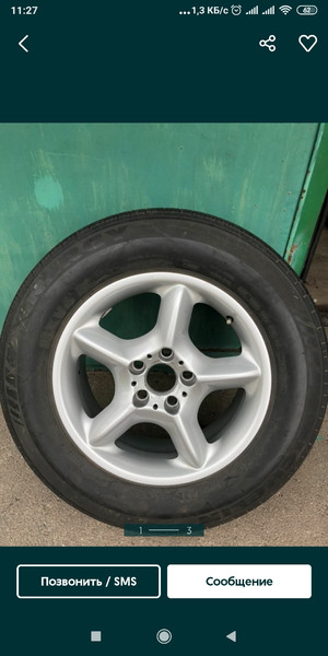 Запаска BMW X5 E53 2001 г.  3.0 л дизель Черноморск