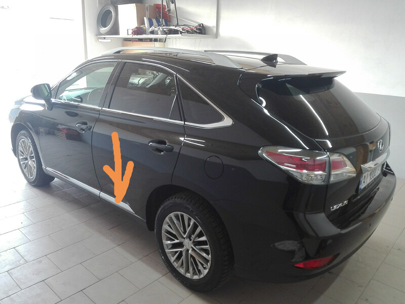 Накладка хром Lexus RX  2013 3.5 Бензин 