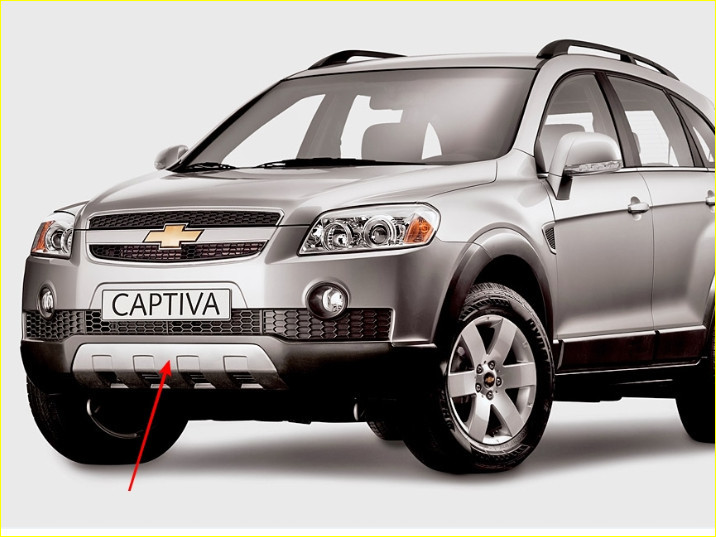 Накладка переднего бампера центральная Chevrolet Captiva  2010 2.4 Бензин 