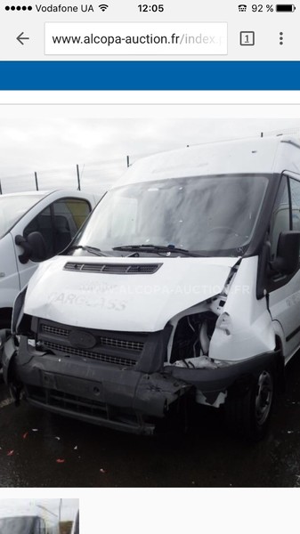 Передок. Капот+фари+крила+бампер. Ford Transit 2013 г.  2.2 л дизель Ровно
