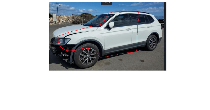Крило переднє ліве, дверь передне ліва Volkswagen Tiguan  2020 2.0 Бензин Белая Церковь