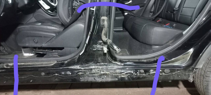 Левая стойка и порог Mercedes-Benz GL-Class X166  2014 универсал 22.0 Дизель Киев