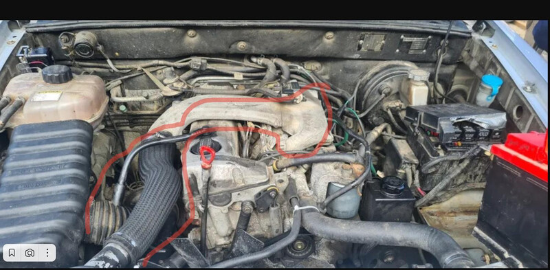 Впускной коллектор SSangYong Musso 1998 г.  2.9 л дизель Днепр