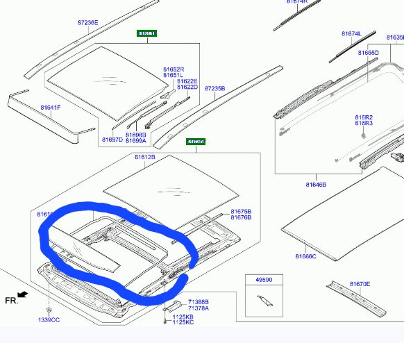 Люк Kia Sorento  2016 хетчбек 2.0 Бензин 