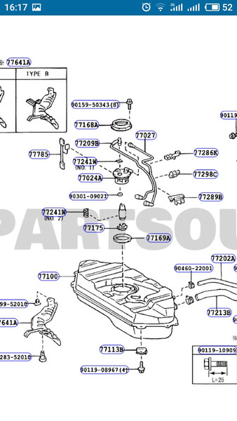 Топливная станция Toyota Yaris  2001 универсал 1.3 Бензин Одесса