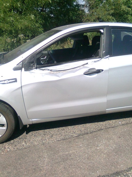 Дверь передняя левая Kia Rio 3 2012 г.  1.4 л бензин Белая Церковь