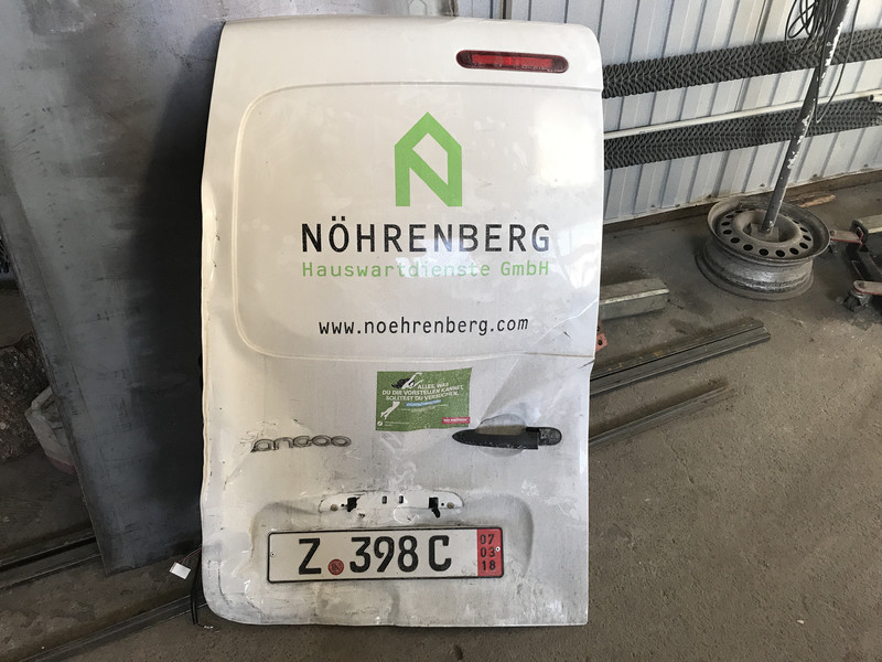 Дверь задняя левая распашонка Renault Kangoo  2016 1.5 Дизель Хмельницкий