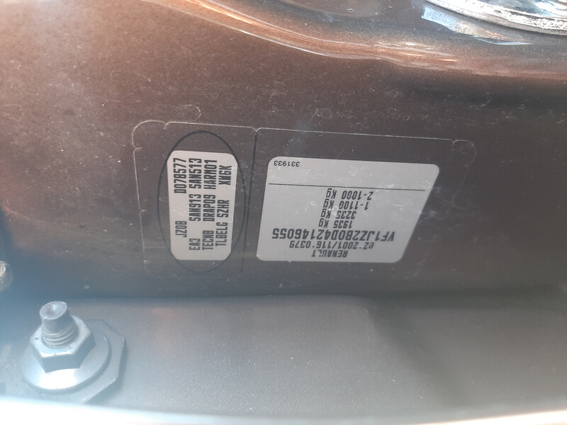 Передане левое крыло в цвет cnb Renault Scenic хэтчбек 2009 г.  1.5 л дизель Житомир