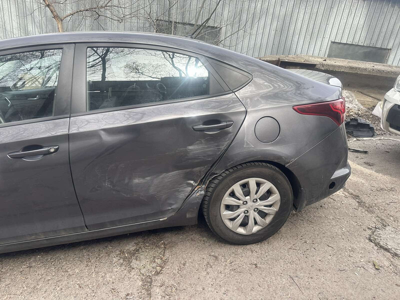 Крыло заднее левое нижняя передняя часть арки Hyundai Accent Sedan 2020 