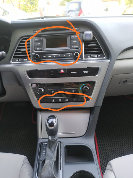 Блок климат контроль магнитола Hyundai Sonata 7  2016 2.4 Бензин 