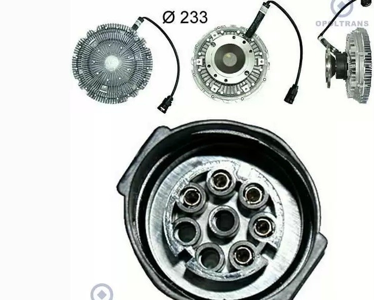 Вискомуфта вентилятора DAF CF 85cf 2002 г.  Луцк