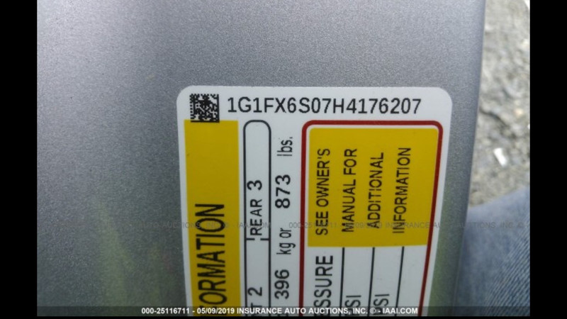 Лобовое стекло с опциями которые выдаст винкод Chevrolet Bolt USA 2017 хетчбек 2.0 Бензин 