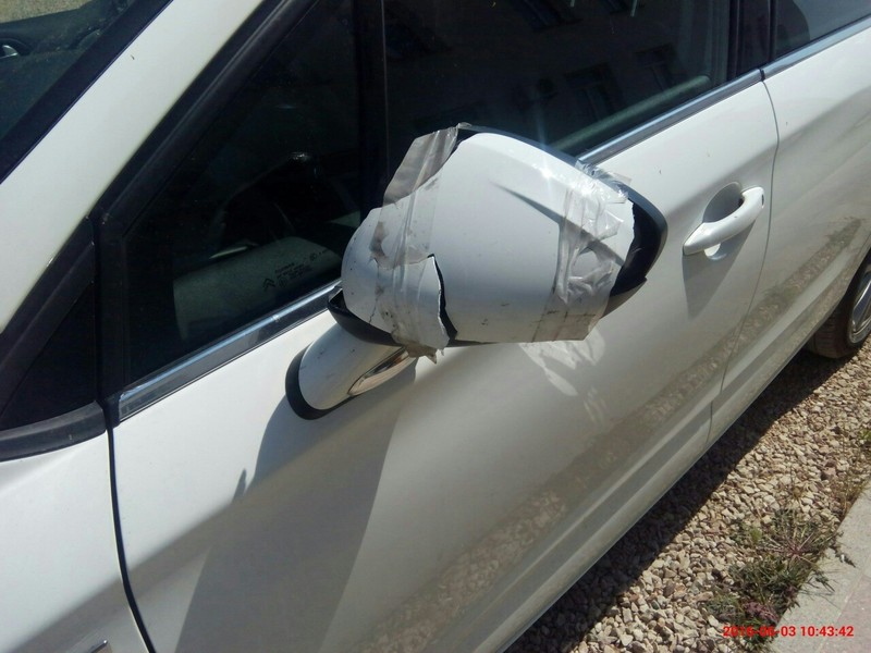 Боковое зеркало заднего вида в сборе левое Citroen C4  2013 хэтчбек 1.6 Дизель Кривой Рог