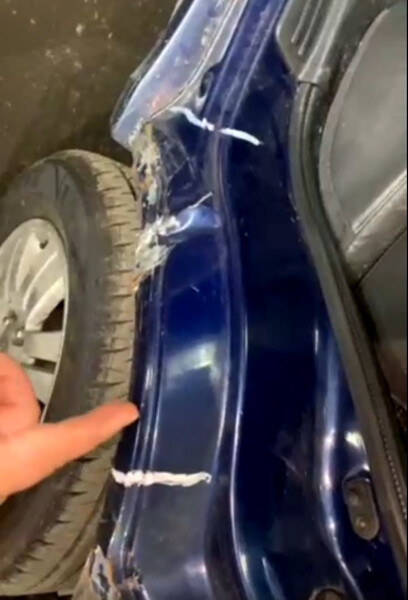 Кусок левой задней арки Mitsubishi Outlander  2006 2.4 Бензин Киев