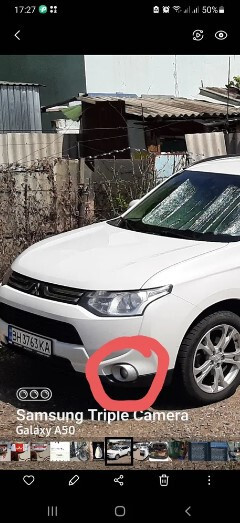 Накладка туманки правая Mitsubishi Outlander 3 2013  Бензин Одесса