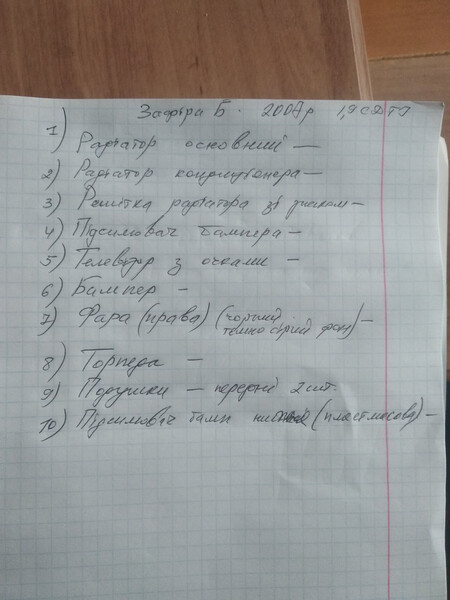 Кузов Opel Zafira B  2007 универсал 1.9 Дизель Каменец-Подольский