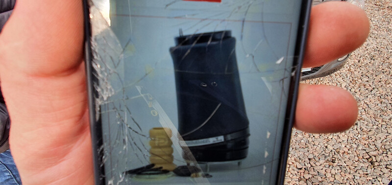 Пневмобалон передний правый Land Rover Range Rover 2006 г.  4.4 л бензин Желтые Воды