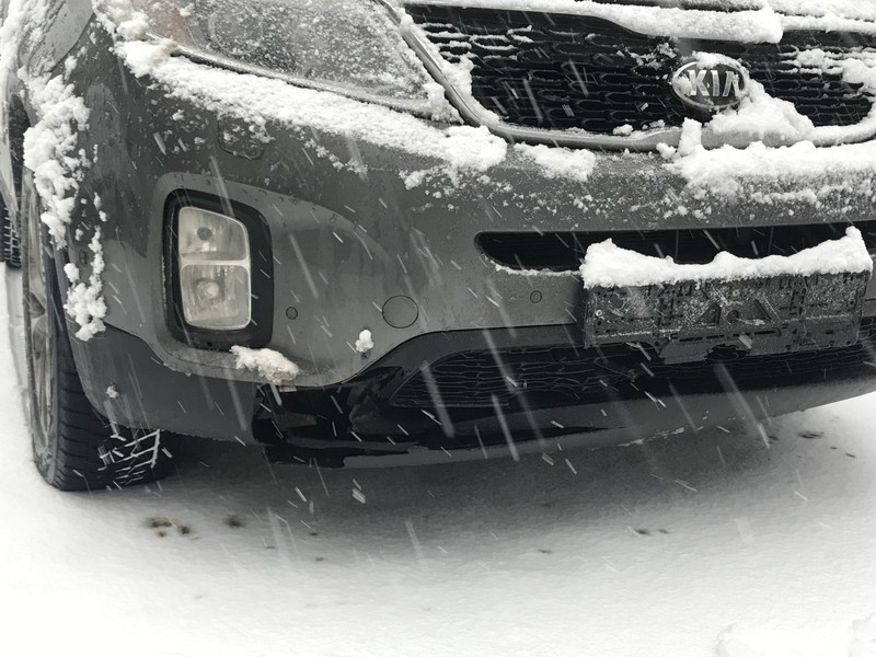 Юбка переднього бампера Kia Sorento  2014 2.2 Дизель Слов'янськ