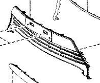 Решітка в бампер Toyota Auris  2013 хэтчбек 1.3 Бензин Луцк