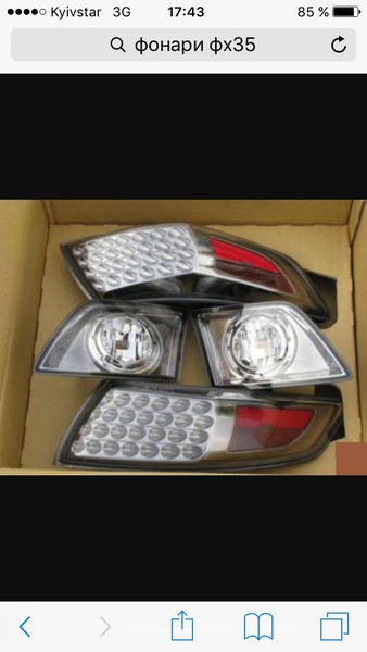 Фонари задние кузовные, правый и левый Infiniti FX  2005 3.5 Бензин Киев