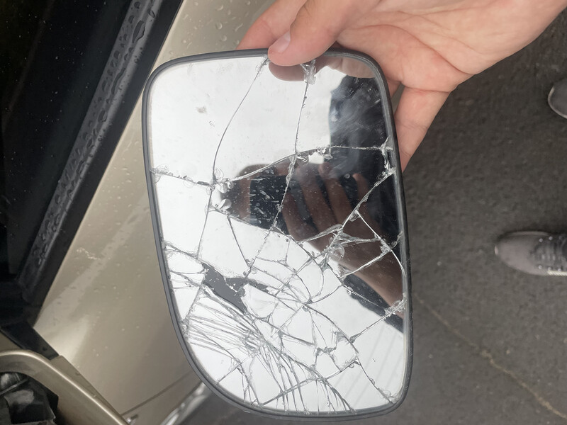 Дзеркало ліве Hyundai Santa FE 2  2007 2.2 Дизель Гайсин