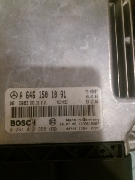 Електронний блок керування двигуном A6461501091   Mercedes Vito