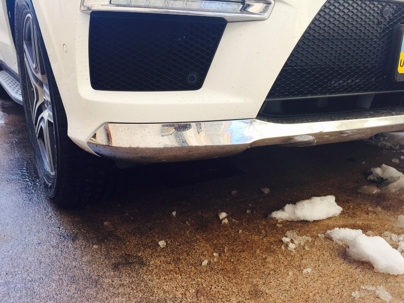 Спойлер переднего бампера 1668856625   Mercedes GL-Class