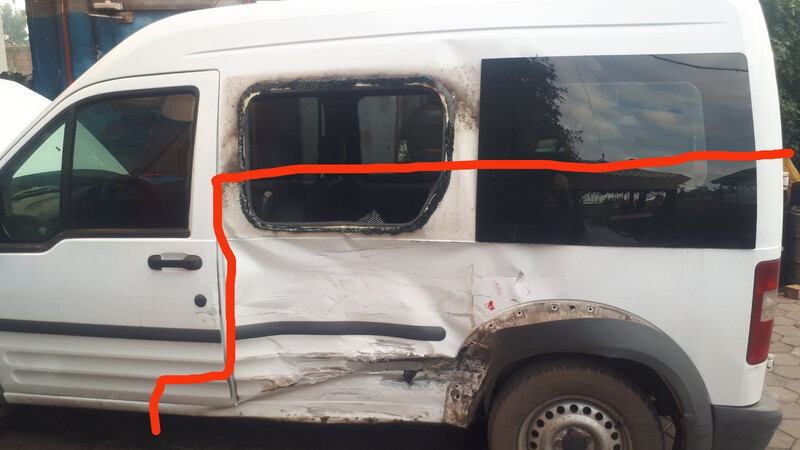 Боковина кузова левая Ford Transit Connect  2012 универсал 1.0 Дизель Днепр