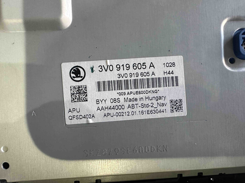 Екран магнітоли Skoda Superb 3  2016 2.0 Дизель Бердичев