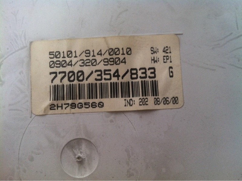 Приладова панель 7700354833   Renault Kangoo