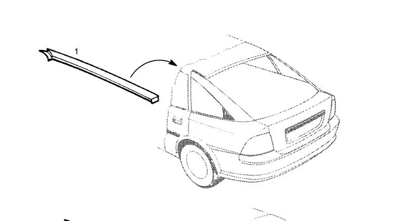 Молдинг крыши Opel Vectra B  1997 хэтчбек 2.5 Бензин Одесса