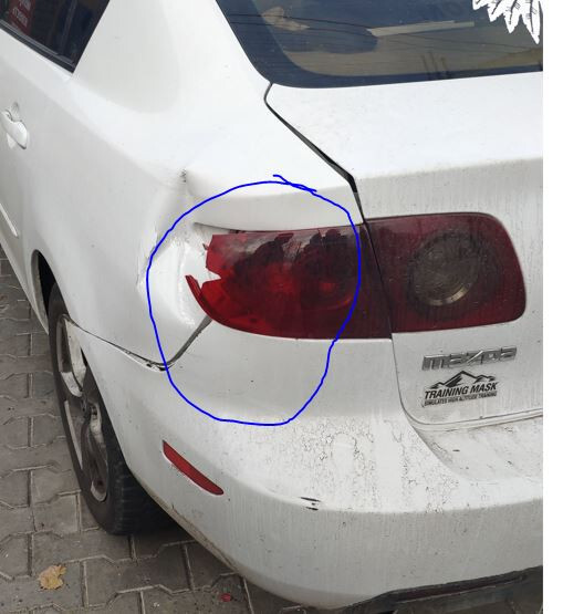 Задний стоп сигнал Mazda 3 BK 2005 г.  2.0 л бензин