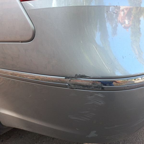 Хром бампера задний левый Hyundai Sonata 6  2011 2.4 Бензин 