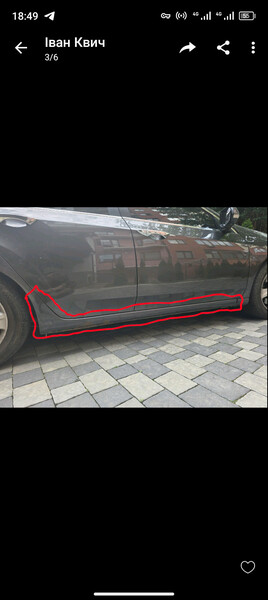 Правый порог Honda Accord 8  2010 2.4 Бензин Киев