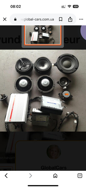 Усилитель Hyundai Azera  2015 3.0 Бензин Ужгород