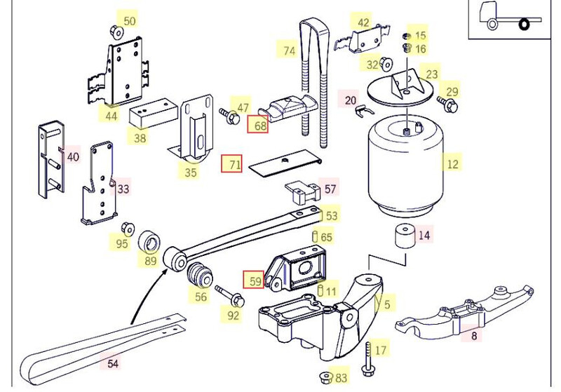Плита стремянки задней рессоры Mercedes-Benz Atego  2001 2.0 Миколаїв