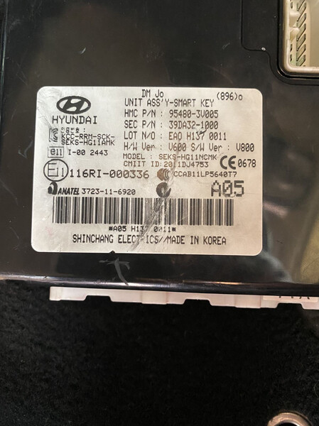 Эбу smart key Hyundai Grandeur  2013  Бензин Одесса