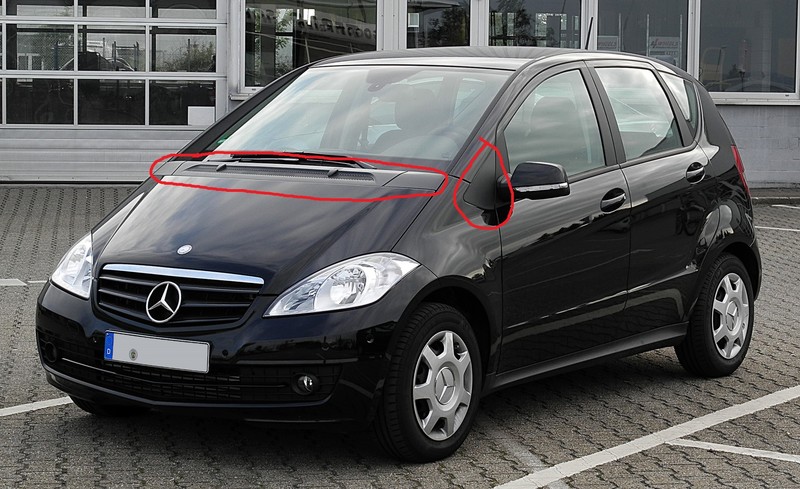 Жабо Mercedes-Benz A-Class 169 2009 хетчбек 2.0 Бензин 