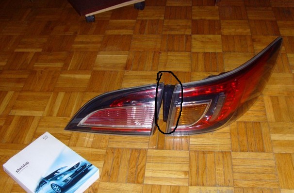 Фонарь зад лев Mazda 6 KOMBI 2009 2.0 Бензин Ивано-Франковск