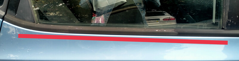 Молдинг стекла двери задней Hyundai i30  2011 хэтчбек 1.4 Бензин Сумы