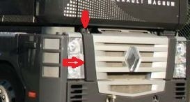 Панель решетки радиатора Renault Magnum DXI 2007 г.  Одесса