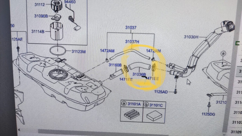 Паливна трубка Hyundai Accent  2011 хетчбек 1.6 Бензин 