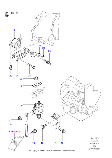 Вилка Ford Escort 1999 г.  1.8 л дизель Одесса