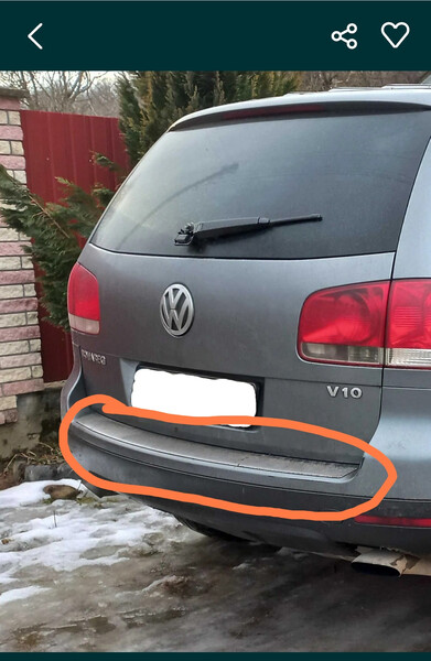 Молдинг Volkswagen Touareg  2005 2.5 Дизель Одесса