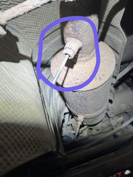 Датчик температуры выхлопных газов Ford Transit  2014 2.2 Дизель Перегинское