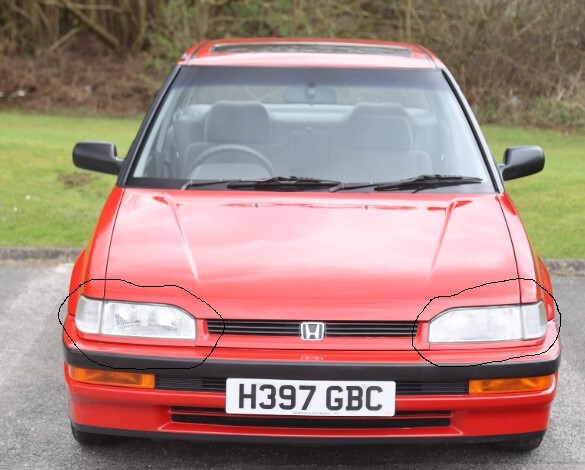 Передня фара Honda Concerto  1993 Одеса